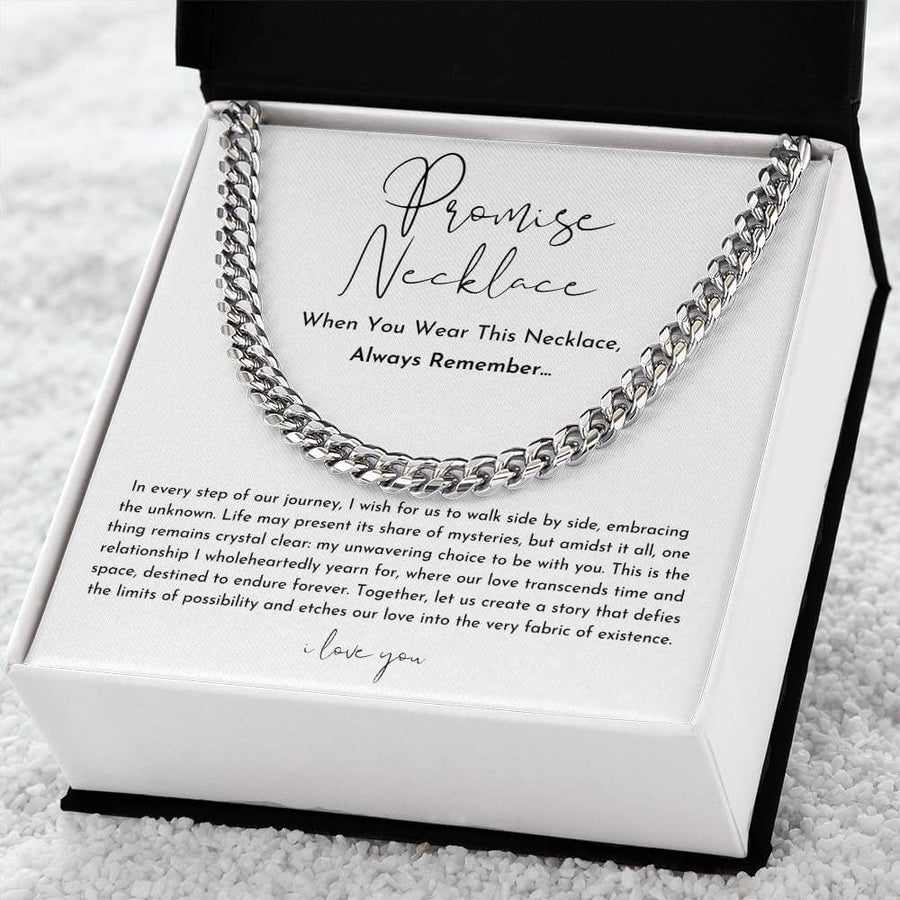 Sterling Silver Promise Necklace
